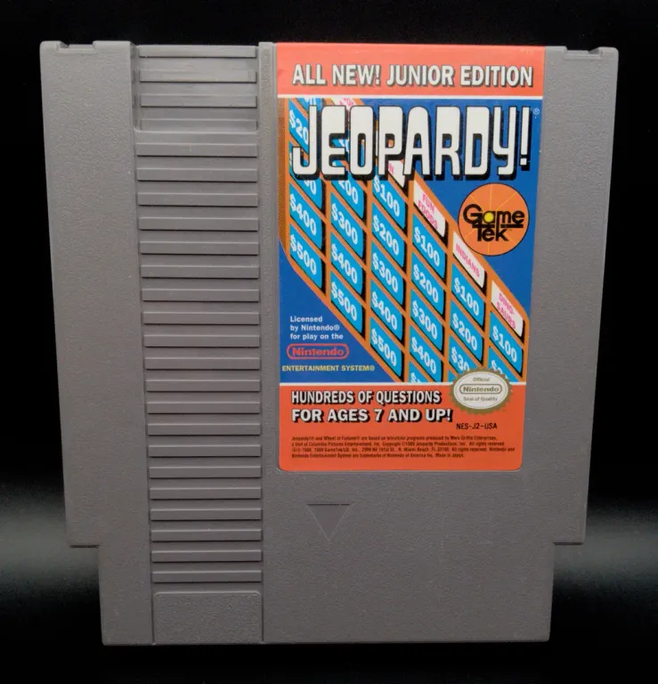 A photo of the game: Jeopardy! Junior Edition