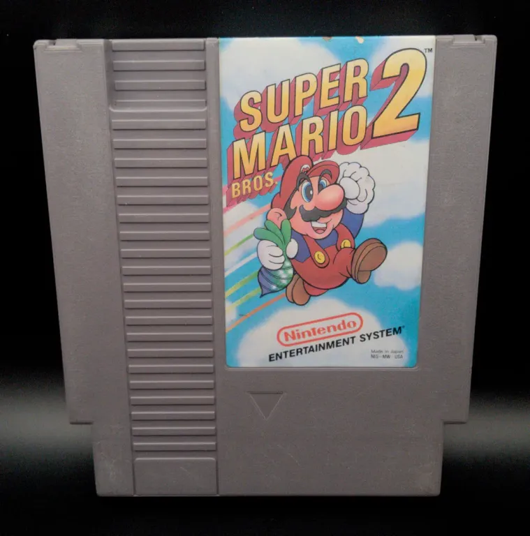 A photo of the game: Super Mario Bros 2