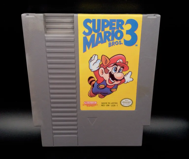 A photo of the game: Super Mario Bros 3