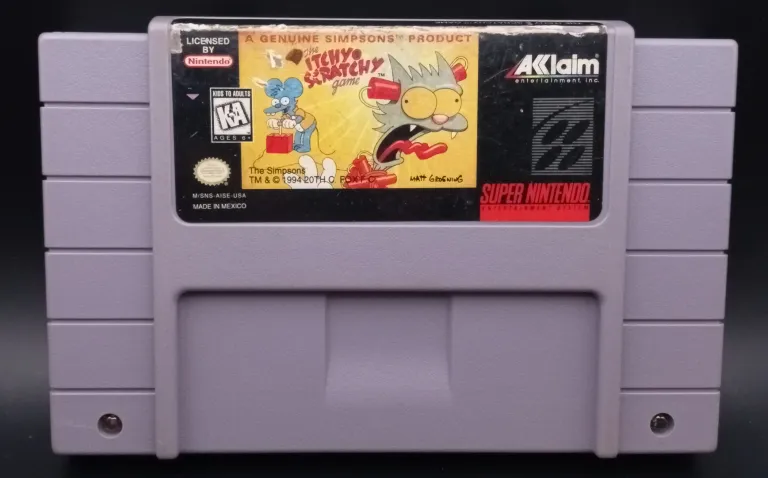 A photo of the item: The Itchy and Scratchy Game